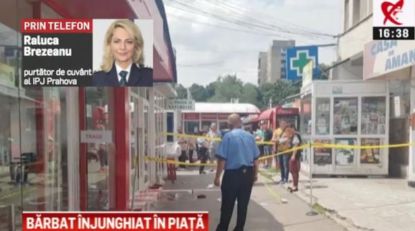 barbat injunghiat in piata declaratia politiei