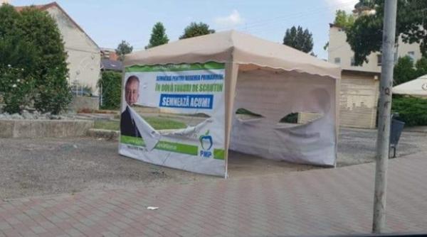 pmp plangere penala pentru distrugere cort vandalizat