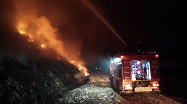 incendiu puternic in braila