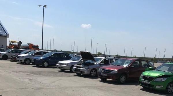 autostrada bucuresti constanta  accident  zeci de masini avariate intr o singura zi