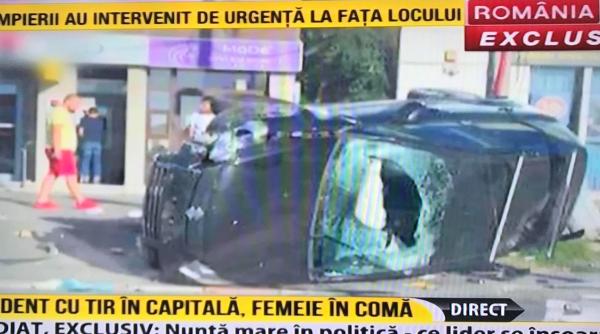 accident grav pipera pericol de explozie femeie pieton in coma