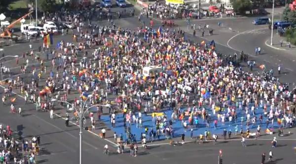 protest 10 august traficul a fost deviat