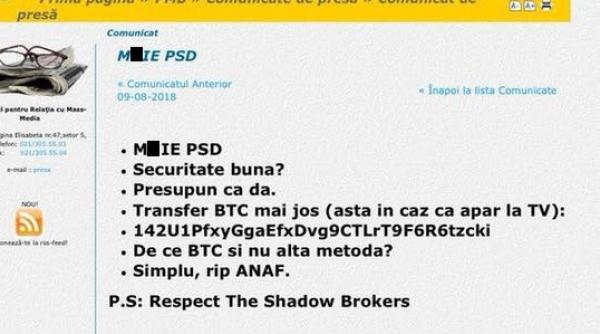 site ul primariei bucure ti inchis de m e psd atac informatic