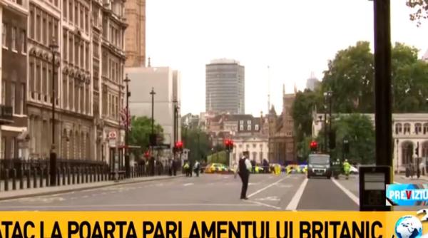 atac o masina a lovit bariera de securitate din fata parlamentului