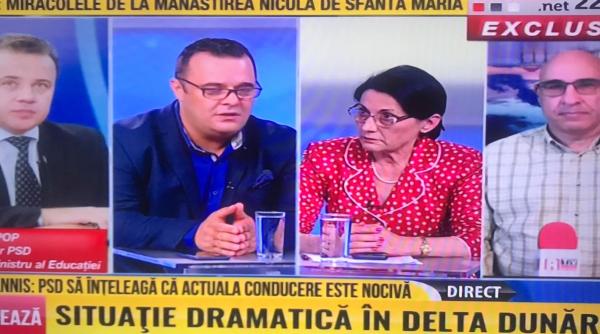 ecaterina andronescu liviu pop disputa in direct la televizor ma dor chiar ma simt jignita