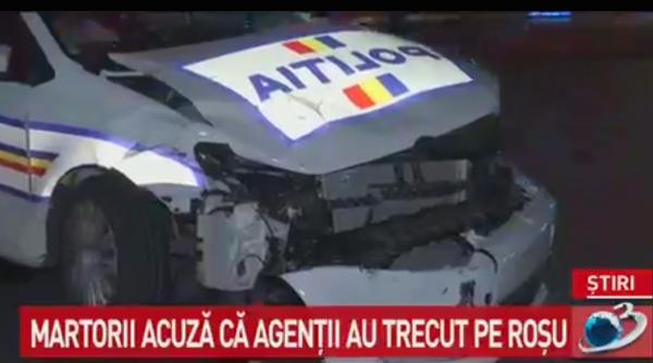 accident cu o masina de politie copii printre victime