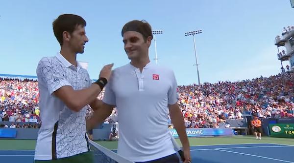 cincinnati novak djokovic roger federer rezultat in finala