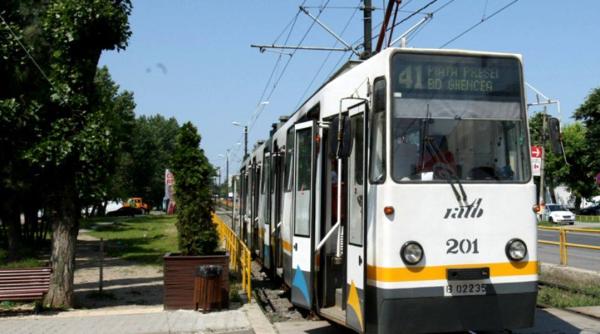 tramvaiul 41 circulatie suspendata anuntul ratb