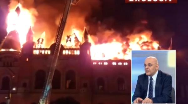 incendiu episcopie oradea arafat interventie cu risc mare