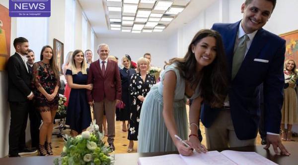 nunta dragnea jr primele poze de la cununia civila