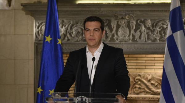 tsipras protest salonic politia a folosit gaze lacrimogene