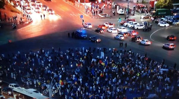 protest 10 septembrie in pia a victoriei