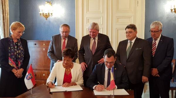 romania i landul federal hessa i i intensifica rela iile de colaborare
