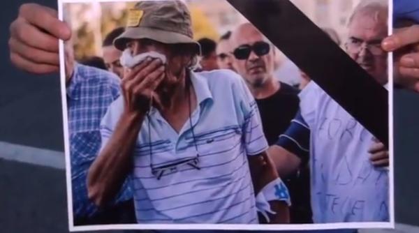 paula gazea sotia protestatarului mort la parchetul general