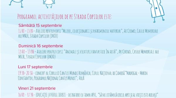 strada copiilor program