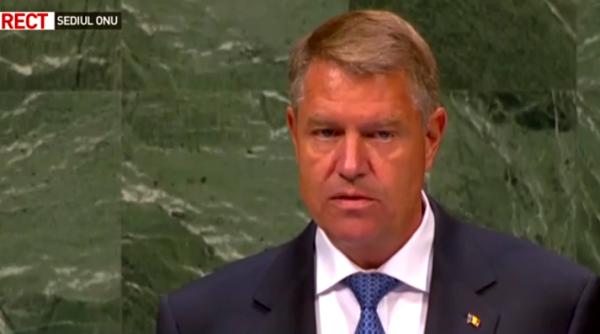 klaus iohannis primele declara ii de la adunarea onu
