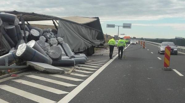 accident pe a1 restric ii de trafic