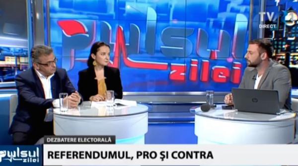 scandal in direct la tvr pe tema referendumului reactia tvr
