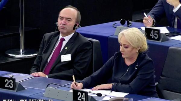 viorica dancila interventie la parlamentul european live