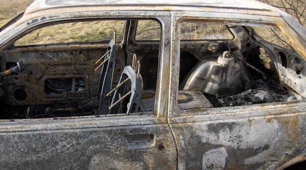 masina incendiata un barbat retinut