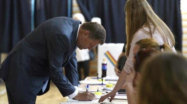 referendum ce face klaus iohannis in ziua votului
