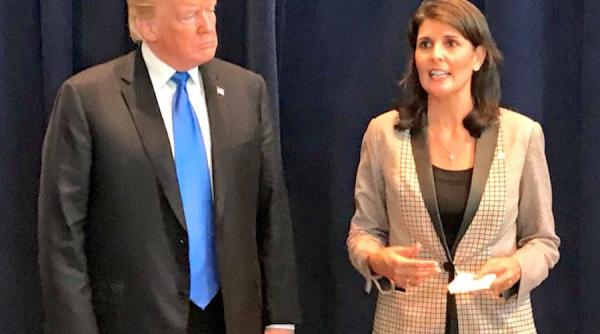 lovitura pentru sua la onu nikki haley si a prezentat demisia