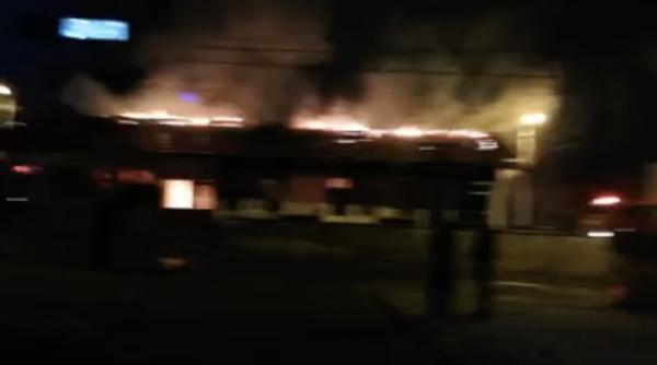incendiu in piata veche din craiova