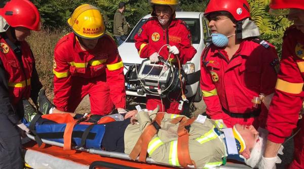 accident microbuz noua persoane la spital