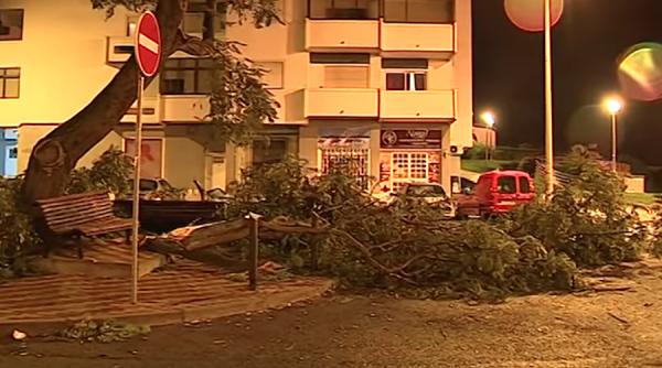 uraganul leslie portugalia un mort si zeci de raniti