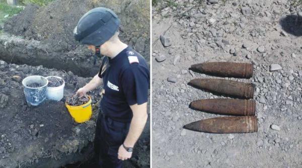 vrancea munitie neexplodata descoperita langa focsani