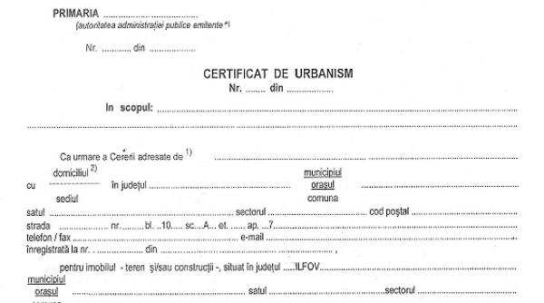 certificat urbanism cum il poti obtine nu trebuie sa mergi la ghiseu