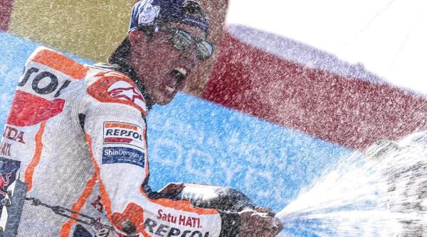 motogp marquez accidentare stupida dupa ce a terminat cursa