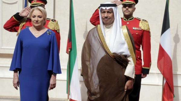 viorica dancila intalnire cu prim ministrul statului kuweit