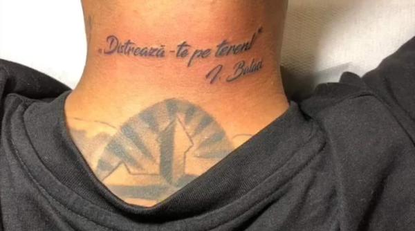mitrita tatuaj cu cuvintele lui ilie balaci