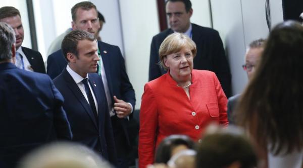 ue macron avertisment atac la polonia si ungaria