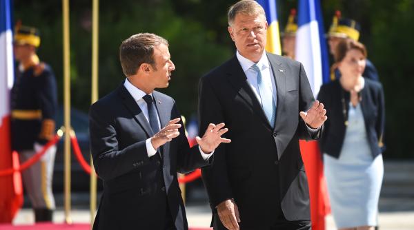 iohannis pleaca in franta invitat de macron