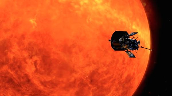sonda spatiala parker record apropiere de soare video