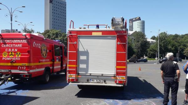 incendiu bucuresti titulescu arde un apartament