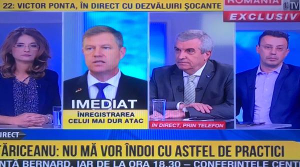 tariceanu catre ciutacu remarca e corecta