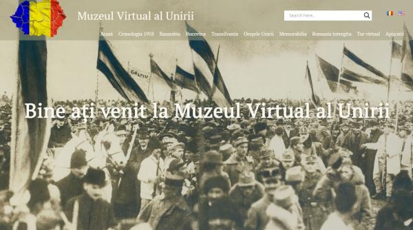 muzeul virtual al unirii lansare miercuri 21 noiembrie