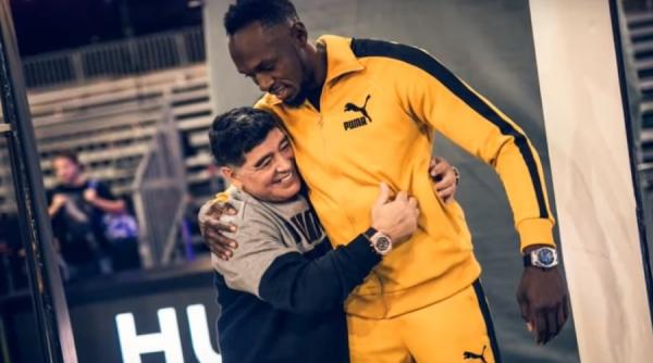 usain bolt oferta de la maradona