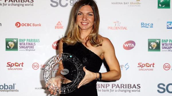 simona halep record in fruntea clasamentului wta