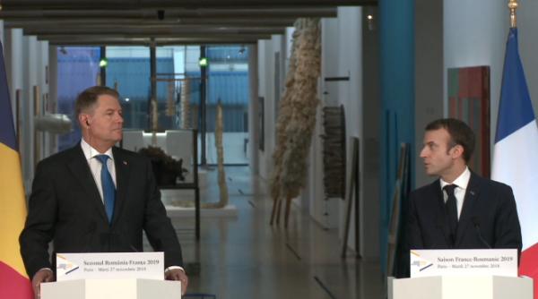 klaus iohannis emmanuel macron inaugurare sezonul cultural romania franta video