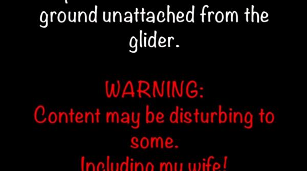 video inspaimantator atarnat de deltaplan la 1200 de metri