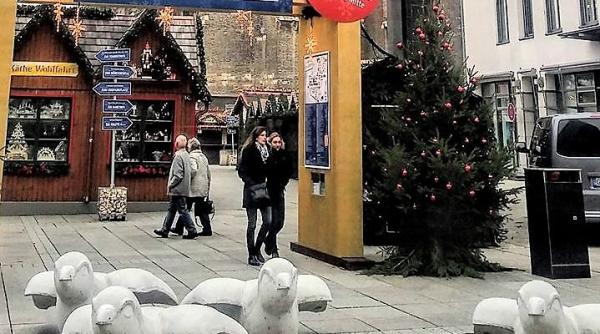 vrabiile antiteroriste paza pentru targul de craciun in ulm