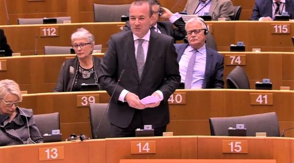 presedintia consiliului ue manfred weber declaratii despre romania