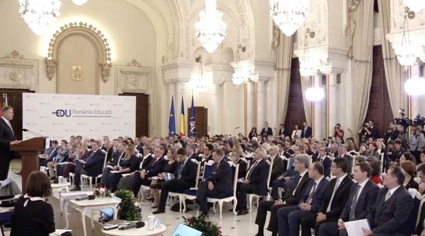 klaus iohannis lanseaza romania educata