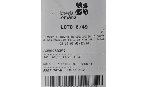 loto 6 49 premiul de milioane de euro ridicat de unde este castigatorul