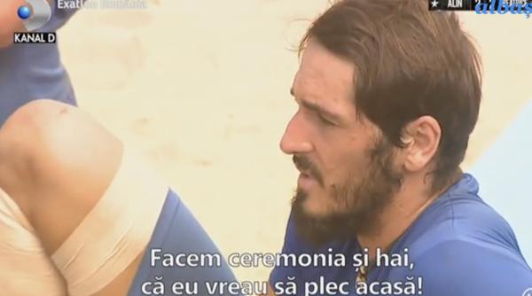 alin a abandonat competitia