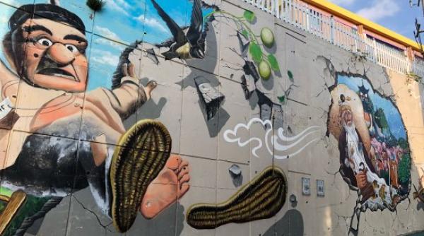 cea mai mare fresca murala din lume foto